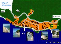 Mala Duba - lokacije ku�e i pla�a